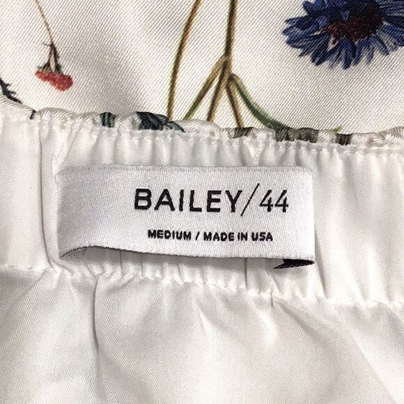 Bailey 44 Revolve Colorful Floral Botanical Off Shoulder Blouse in Chalk - Picture 14 of 16